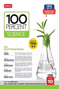 MTG 100 Percent Science Class-10, CBSE Based Book For Term 1 Exam 2021-22