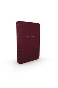 KJV, Gift and Award Bible, Imitation Leather, Burgundy, Red Letter Edition