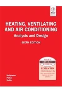 Heating,Ventilating And Air Conditioning Analysis And Design, 6Th Edition