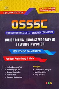 OSSSC Junior Clerk/Junior Stenographer & Revenue Inspector Recruitment Examination For Both Preliminary & Main