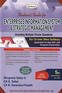 Padhuka's Students' Guide for Enterprise Information Systems & Strategic Management Including MCQs for CA Inter (New Syllabus) - 5/edition, 2020