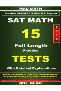 2018 New SAT Math 15 Tests