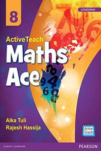 Active Teach: Maths Ace for CBSE class 8 by Pearson