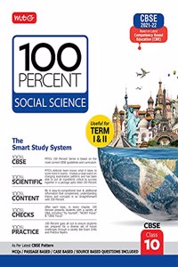 MTG 100 Percent Social Science Class-10, CBSE Based Book For Term 1 Exam 2021-22