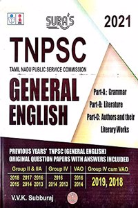 TNPSC General English Study Material Book for Group 2, 2A, 4 & VAO Exams