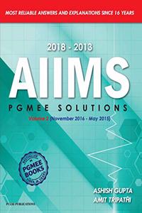 AIIMS PGMEE Solutions Vol 2 ( May 2015- November 2016)