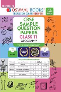 Oswaal CBSE Sample Question Paper Class 11 Geography Book (Reduced Syllabus for 2021 Exam)