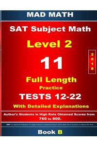 2018 SAT Subject Math Level 2 Book B Tests 12-22