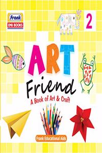 Frank EMU Books Art Friend - A Book of Art & Craft 2 - Drawing, Colouring and Craft Activity Book for Kids Age 6 Years and Above