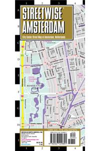 Streetwise Amsterdam Map - Laminated City Center Street Map of Amsterdam, Netherlands