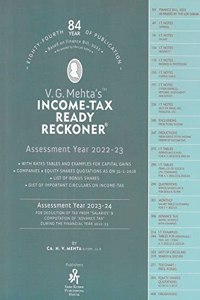 V.G. Mehta's - Income Tax Ready Reckoner - AY 2022-23