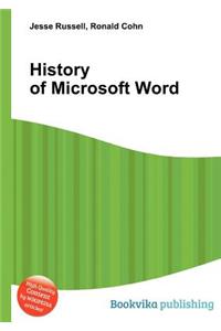 History of Microsoft Word