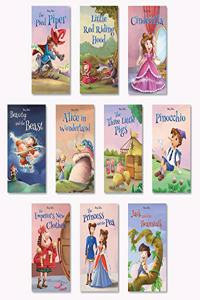 Fairy Tales Story Books for Kids (Pack of 10) | Illustrated Stories | 160 Total Pages