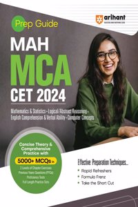 Arihant Maharashtra MCA CET 2024 - Prep Guide for 2024 Examinations