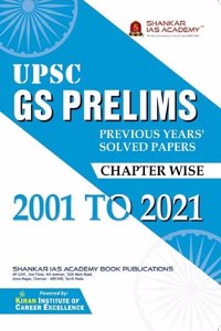 Kiran UPSC GS Prelims Previous Years Solved Papers Chapterwise 2001 to 2021 (English Medium)(3610)