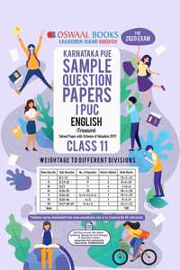 Oswaal Karnataka PUE Sample Question Papers I PUC Class 11 English Book (March 2020 Exam)