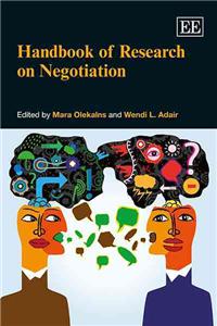 Handbook of Research on Negotiation