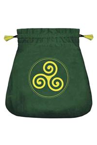 Celtic Triskel Velvet Bag