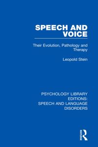 Speech and Voice