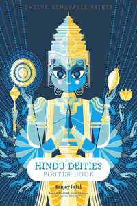 Hindu Deities Poster: 12 Removeable Prints