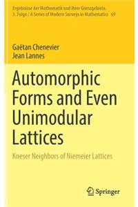 Automorphic Forms and Even Unimodular Lattices