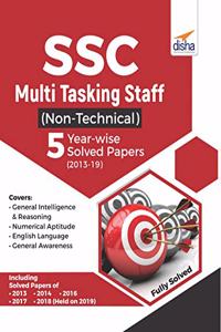 SSC Multi Tasking Staff (Non-Technical) 5 Year-wise Solved Papers (2013-19)
