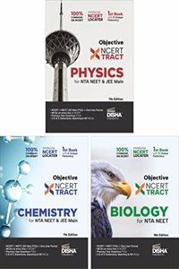 Disha Objective NCERT Xtract Physics, Chemistry, Biology for NTA NEET 7th Edition | One Liner Theory, MCQs on every line of NCERT, Tips on your Fingertips, Previous Year Question Bank, PYQs, Mock Tests