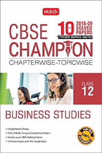 10 Years CBSE Champion Chapterwise-Topicwise Business Studies-Class- 12