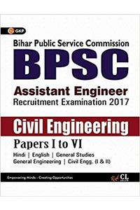 BPSC (Bihar Public Service Commission) Civil Engineering Paper I to VI (Assistant Engineer) 2017