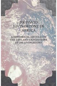 Dr David Livingstone in Africa - A Historical Article on the Life and Expeditions of Dr Livingstone