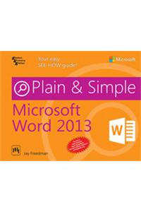 Microsoft Word 2013 Plain & Simple