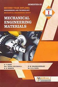 Mechanical Engineering Materials - For Diploma in Mechanical Engineering - As per MSBTE's 'I' Scheme Syllabus - Second Year (SY) Semester 3 (III)