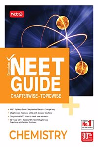 MTG Complete NEET Guide Chemistry Book For 2024 Exam - NCERT Based Chapterwise Theory, Concept Map and 10 Years NEET/AIPMT Chapterwise Topicwise ... Solutions [Paperback] MTG Editorial Board MTG Editorial Board