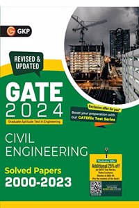 GATE 2024 : Civil Engineering - Solved Papers (2000-2023) by GKP