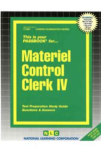 Materiel Control Clerk IV