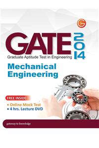 GATE Graduate Aptitute Test in Engineering 2014 Mechanical Engineering (With DVD)