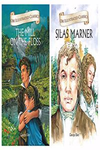 Om Illustrated Classics: Collection of George Eliot (Set of 2) (The Mill on the Floss, Silas Marner)