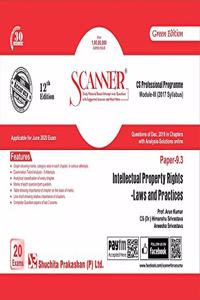 Scanner CS Professional Programme Module III (2017 Syllabus) Paper - 9.3 Intellectual Property Rights Laws and Practices (Green Edition) (Applicable for June 2020 Attempt)