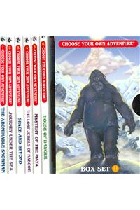 Choose Your Own Adventure 6- Book Boxed Set #1 (the Abominable Snowman, Journey Under the Sea, Space and Beyond, the Lost Jewels of Nabooti, Mystery of the Maya, House of Danger)