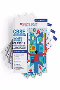 Oswaal CBSE Accountancy, English Core, Business Studies & Economics Class 12 Question Bank (Set of 4 Books) (For 2024 Board Exams)