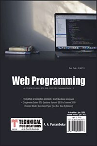 Web Programming for GTU 18 Course (VI- CSE/Prof. Elec.-II - 3160713)