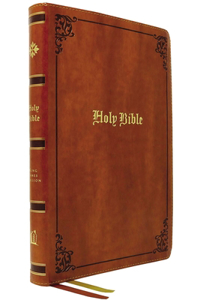 KJV Holy Bible: Large Print Thinline, Tan Leathersoft, Red Letter, Comfort Print: King James Version