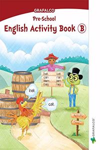 Navneet Grafalco - English Activity Book - B Sr. Kg. | English | Pre School Book |