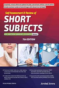 SELF ASSESSMENT & REVIEW OF SHORT SUBJECTS VOL 1 [ 7TH EDITION ] 2019  SKIN  I  ANESTHESIA  I  RADIOLOGY  I  PSYCHIATRY