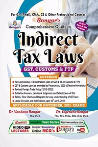 Comprehensive Guide to Indirect Tax Laws (Applicable for Nov 2021 Exams)