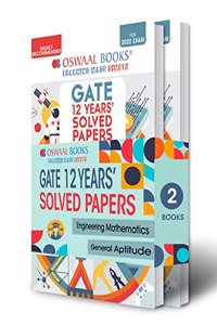 GATE 12 Year-wise Solved Paper (2010 to 2021) (Set of 2 Books) Engineering Mathematics & General Aptitute