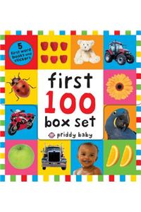 First 100 PB Box Set (5 Books): First 100 Words; First 100 Animals; First 100 Trucks and Things That Go; First 100 Numbers; First 100 Colors, Abc, Numbers