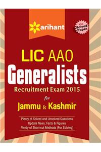 LIC AAO Generalists Recruitment Exam 2015 for Jammu & Kashmir