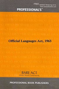 Official Languages Act, 1963 [Paperback] Professional