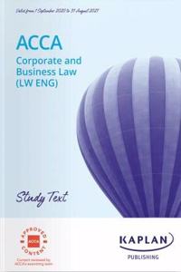 CORPORATE AND BUSINESS LAW (LW - ENG) - STUDY TEXT